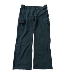 Kuhl Freeflex Roll Up Cargo Pants Womens 14 Short Dark Gray Outdoor Hiking  6326